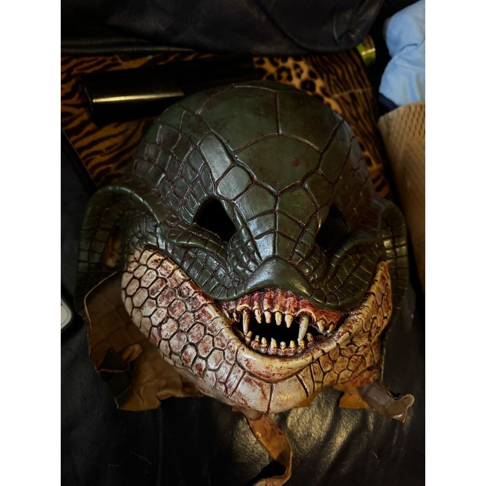 Cannibal Corpse Lizard Mask Signed Authentic